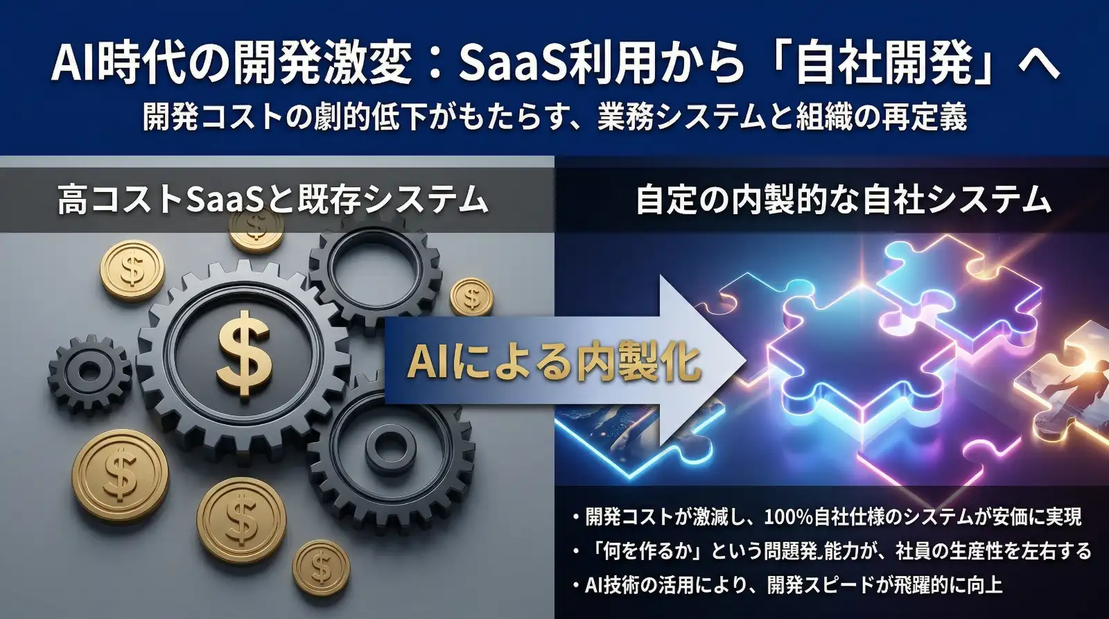 「1000万かけたシステムが使えなかった」社長と、「SaaSは死んでいく」AIコンサルが同じテーブルについた話