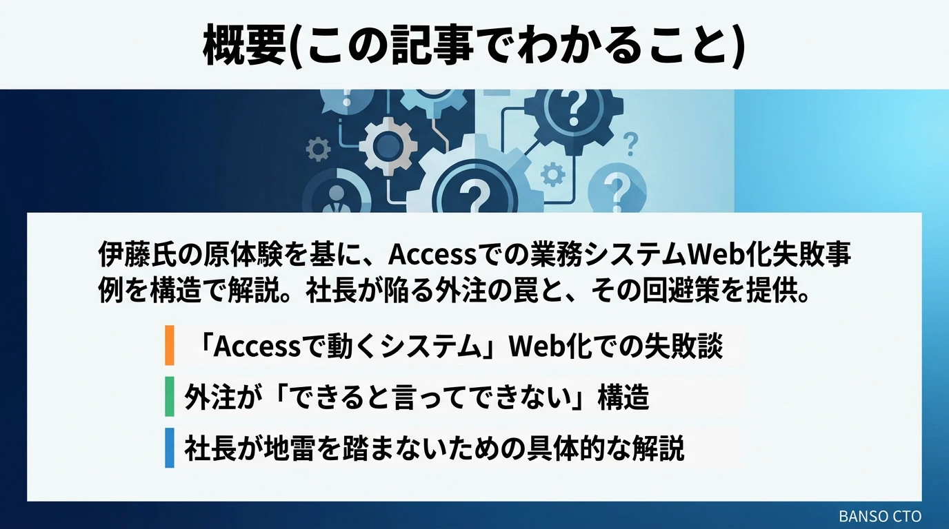 概要（この記事でわかること）