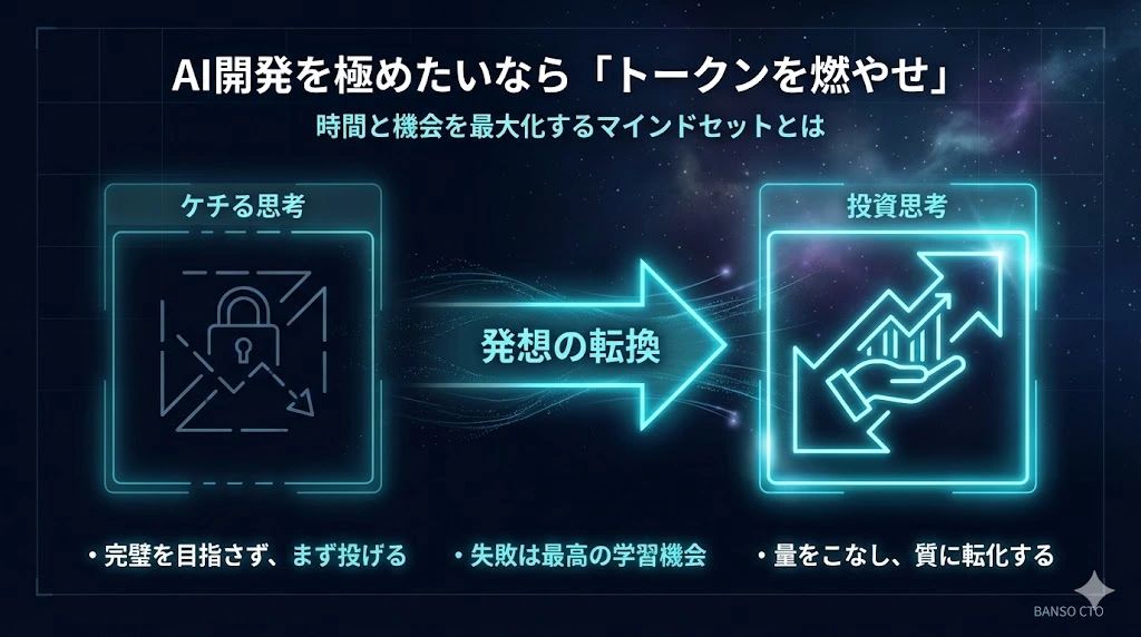 トークンをケチるな。トークンを燃やせ。—AI開発を習得したい人に伝えたいこと