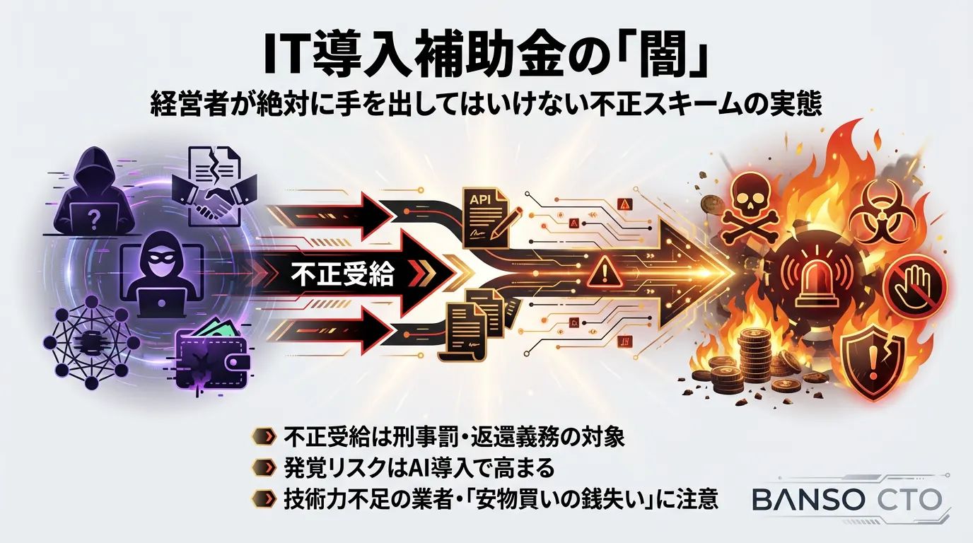 IT導入補助金の「闇」｜経営者が絶対に手を出してはいけない不正スキームの実態